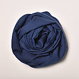 Šály a nákrčníky - 100 % vlnený šál “BEYS” (Modrý) 195x70 cm - 15333833_