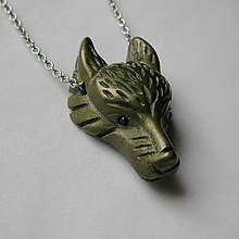 Pánske šperky - Pyritový vlk - 15337950_