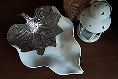 Nádoby - Moonshine Leaf keramicky tanier - 15337718_
