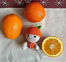 Hračky - Háčkovaní ovocníčkovia (pomaranč Peter) - 15337309_