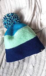 Modro-zeleno-tyrkysova čiapka 