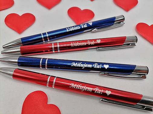 Nástroje - AKCIA! Pero gravírované milujem ťa, ľúbim ťa - 15341286_