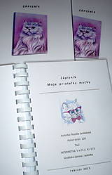 Papiernictvo - Zápisník "Moje priateľky mačky" - 15339502_