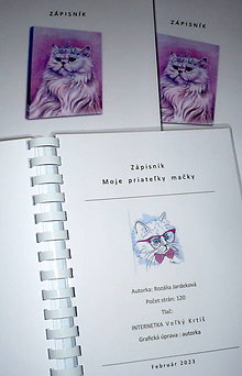 Papiernictvo - Zápisník "Moje priateľky mačky" - 15339502_
