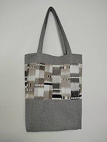 Nákupné tašky - Nákupka svetlosivá - 15340619_