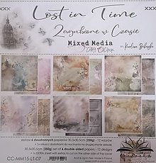 Papier - Sada scrapbook papierov (30,5x30,5cm) Craft O'Clock - Lost in Time - 15341800_
