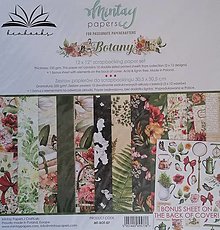 Papier - Sada scrapbook papierov (30,5x30,5cm) Mintay - Botany - 15341807_