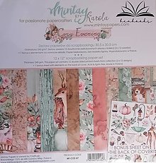 Papier - Sada scrapbook papierov (30,5x30,5cm) Mintay - Cozy Evening - 15341868_