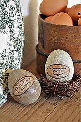 Dekorácie - Francúzske vintage veľkonočné vajíčka - 15338728_