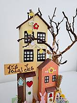 Dekorácie - Jarná dekorácia ,,Na dedine,, - 15344827_