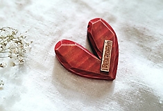 Magnetky - Ľúbená....valentínske srdiečko - 15343898_