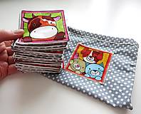 Hračky - Textilné pexeso  (Zvieratká na výber po páre kartičiek) - 15343824_