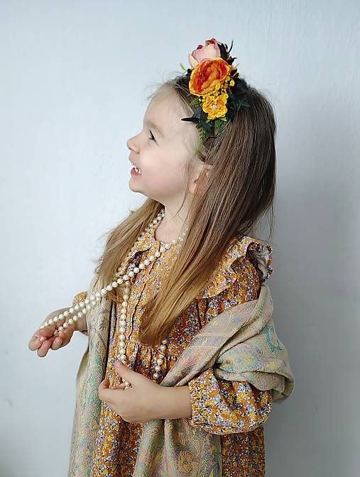 Detská Frida čelenka "pohladenie zapadajúceho slnka" "