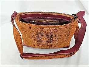 Kabelky - Dámska kabelka 25x20x5cm (Oranžová) - 15343821_