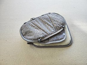 Detský textil - VLNIENKA Podložka do autosedačky  Joie i-spin Signature Grow 100% Merino Top Super wash Natural Zvieratká šedé - 15348914_