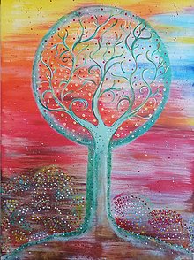 Obrazy - Strom pre radosť života - 15348109_
