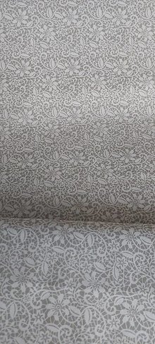 Textil - Bavlnené látky (hnedá - vzor ornament) - 15348985_