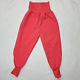 Detské oblečenie - Nohavice Softshell "Neon" Ružové - 15348291_