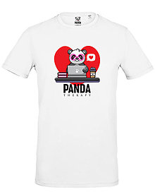 Topy, tričká, tielka - Zamilovaná Panda „Cukrovo-kyticová“ - 15348904_