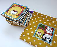 Hračky - Textilné pexeso  (Zvieratká na výber po páre kartičiek) - 15351447_
