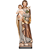  - Svätý Jozef a dieťa drevená socha - 15352227_
