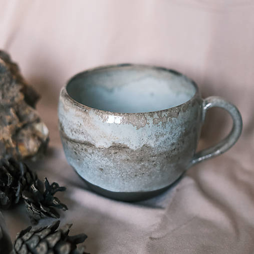 Nádoby - Hrníček "něžná zelená" - 15352130_