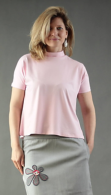 Topy, tričká, tielka - Triko růžové vel. S, M i na míru - 15353047_