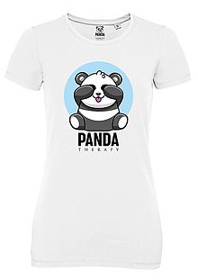 Topy, tričká, tielka - Šťastná Panda „Neviditeľná“ - 15353190_