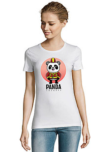 Topy, tričká, tielka - Hrdinská Panda „Pandahasič“ - 15353891_