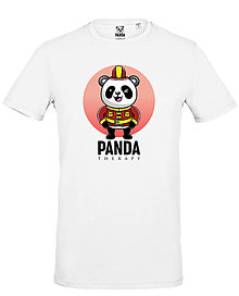 Topy, tričká, tielka - Hrdinská Panda „Pandahasič“ - 15353916_