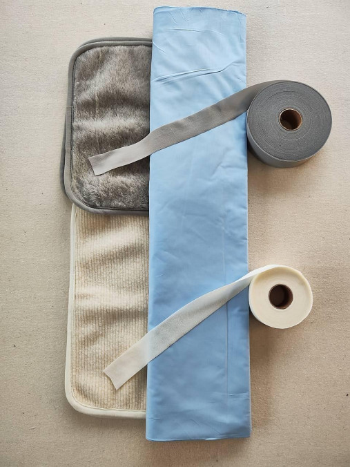 Textil - VLNIENKA výroba na mieru 100 % bavlna návliečky 200 x 200 cm/ 200 x 220 cm / 200 x 240 cm / 220 x 240 cm Sky blue - 15356313_