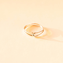 Prstene - zlatý prsteň - spojenie - 15355171_
