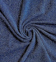 Textil - Šatovka-lurex (Modrá) - 15355059_