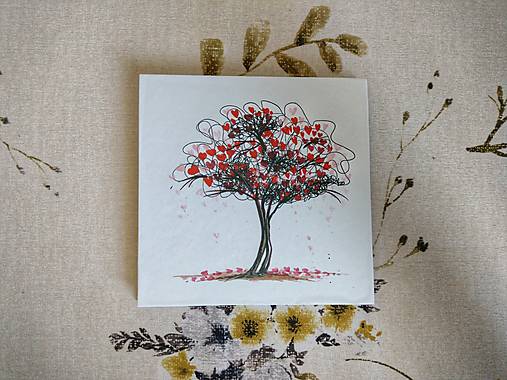 Papiernictvo - Leporelo 13x13 ,,Valentínske leporelko,,  - 15355695_