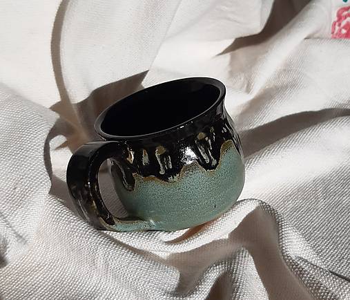 Nádoby - Keramický espresso hrnček - 15356587_