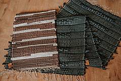 Úžitkový textil - DekorJo koberec, behúň, rohožka z recklovanej kože - 15357154_