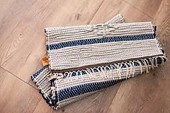 Úžitkový textil - DekorJo koberec, behúň, rohožka z recklovanej kože - 15357208_
