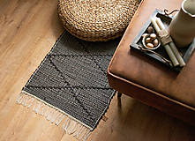 Úžitkový textil - DekorJo koberec, behúň, rohožka z recklovanej kože - 15357220_