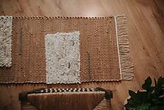 Úžitkový textil - DekorJo koberec, behúň, rohožka z recklovanej kože v kombinacii s kožušinou - 15357236_