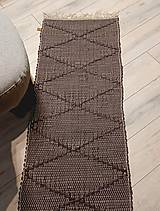 Úžitkový textil - DekorJo koberec, behúň, rohožka z recklovanej kože - 15357337_