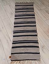 Úžitkový textil - DekorJo koberec, behúň, rohožka z recklovanej kože - 15357343_