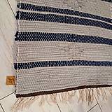 Úžitkový textil - DekorJo koberec, behúň, rohožka z recklovanej kože - 15357345_