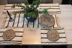 Úžitkový textil - DekorJo štóla na stol, prestieranie, obrus z kože a bavlny - 15357492_