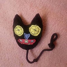 Kľúčenky - Monster cat- darček k objednávke nad 20 € - 15361425_