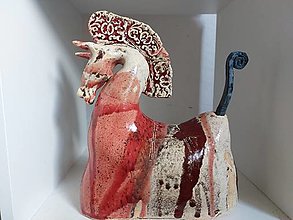 Sochy - Keramika, Koník Red - 15360564_