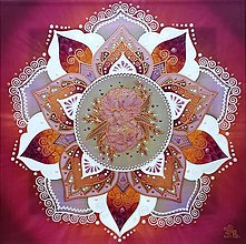 Obrazy - Mandala...Krásna, jemná a zvodná - 15358539_