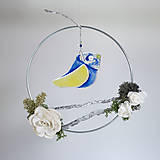 Dekorácie - Modrý vtáčik - 15358883_