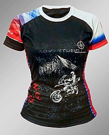 Topy, tričká, tielka - Funkčné tričko PEAX MOTO ENDURO w (M - Čierna) - 15360650_