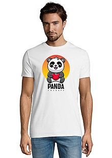 Topy, tričká, tielka - Láskavá Panda „Sebaláska“ - 15359394_