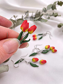 Náušnice - Náušnice tulipány* - 15364116_